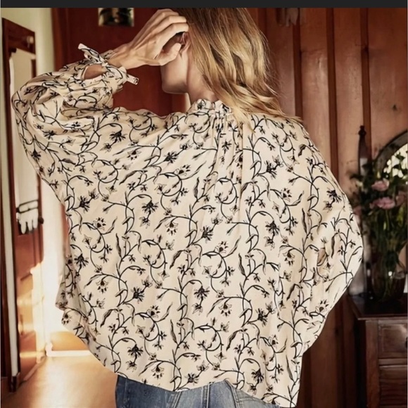 DÔEN Baltic Blouse/Top Size Small - Picture 2 of 8